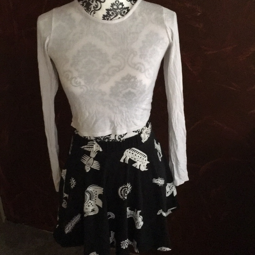 High Waisted Skirt Outfit